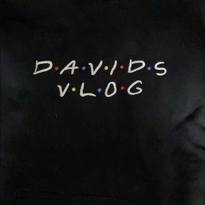 David’s vlogs sweatshirt